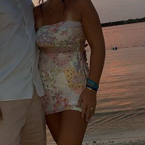 SHEIN two piece floral skirt set